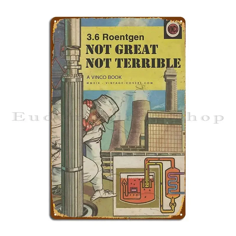 3 6 Roentgen Not Great Terrible металлическая табличка постер с клубным принтом бар настенный