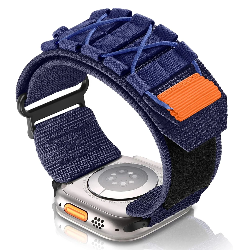 Спортивный Ремешок Для Часов Alpine Apple Watch Ultra Нейлоновый 49/44/40/45/41/42 Мм