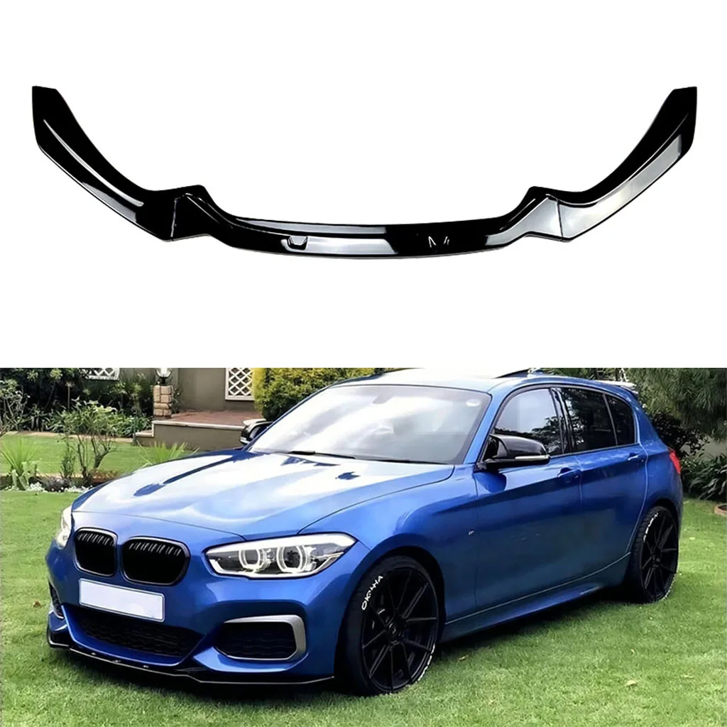 

For BMW 1 Series F20 F21 M-Pack M118i M120i M135i M140i 2015-2019 Car Front Bumper Lip Splitter Diffuser Lip Body Kit Spoiler