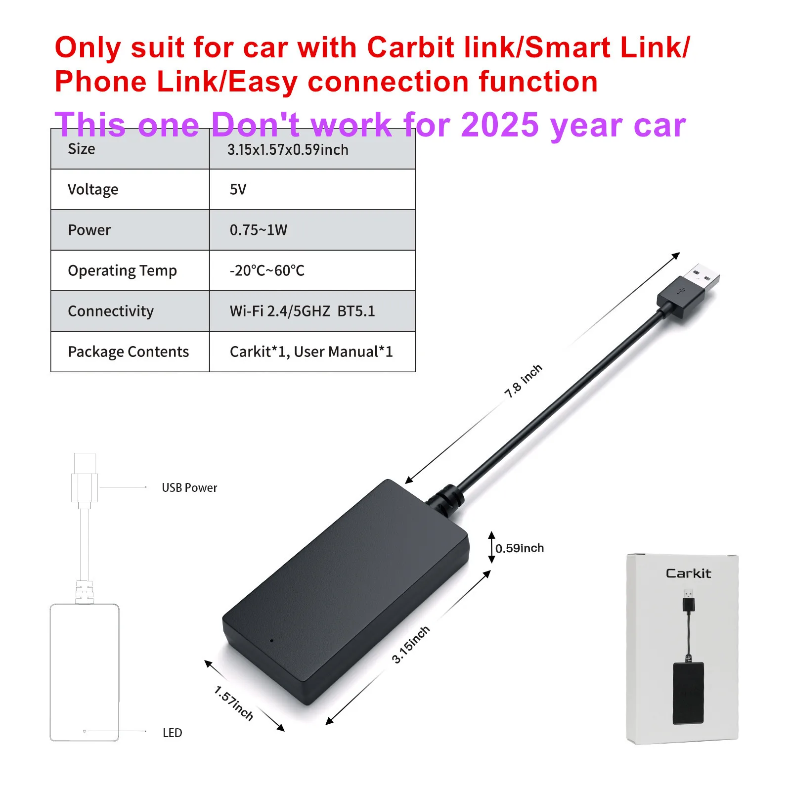 

CARABC Carbitlink к беспроводному CarPlay Android Auto для Geely Tugella Emgrand Monjaro Atlas Pro Azkarra 2022-2024