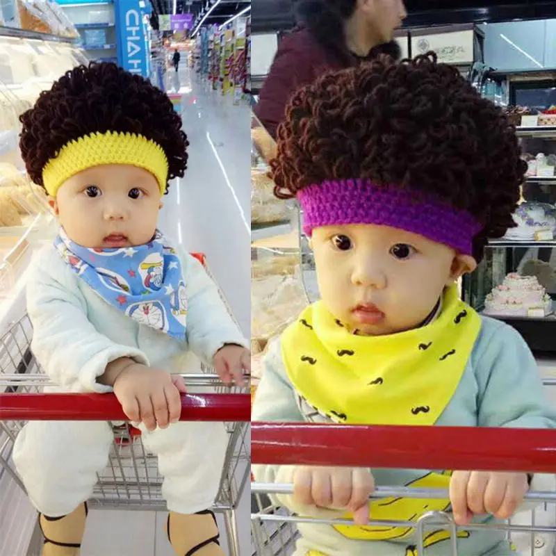 

Детская шляпа кудрявая Защитная шляпа ручной работы для малышей Прямая поставка