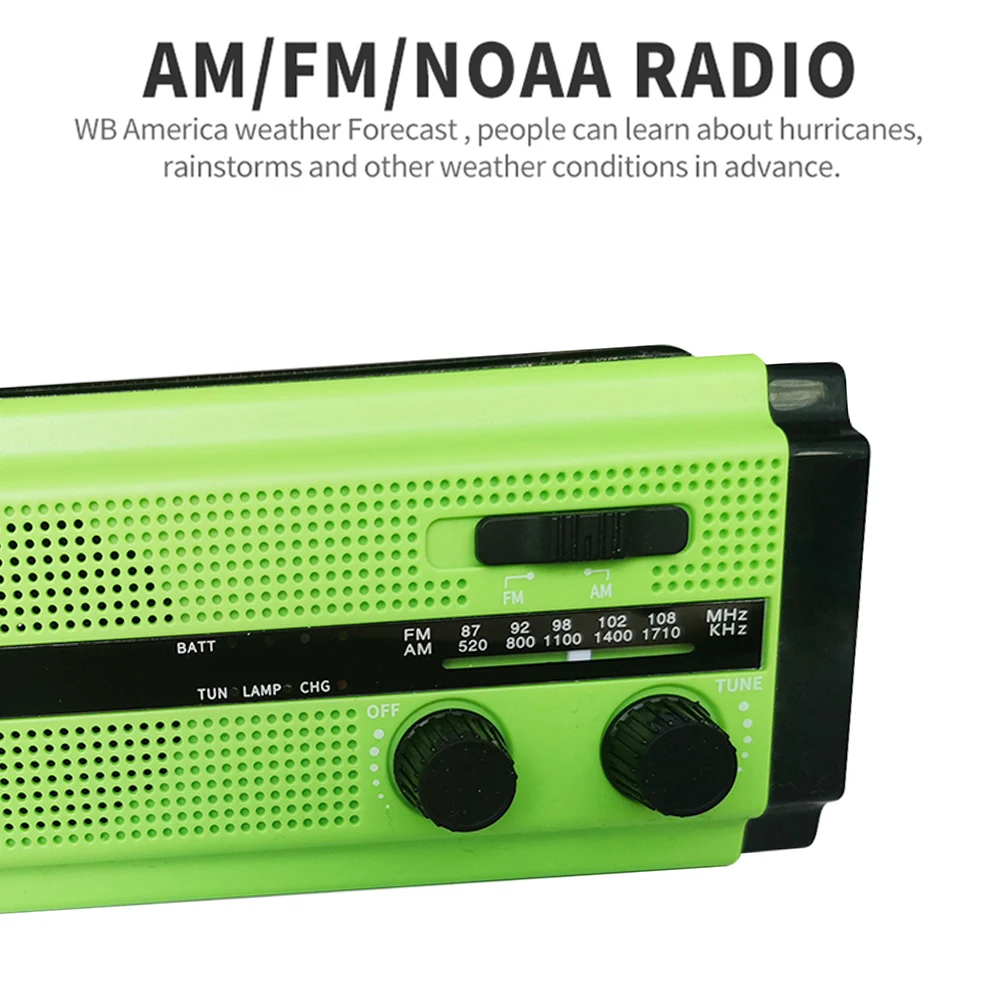 9 inch radio solar hand crank emergency radio flashlight read light amfm usb phone charger eu version built in speaker free global shipping