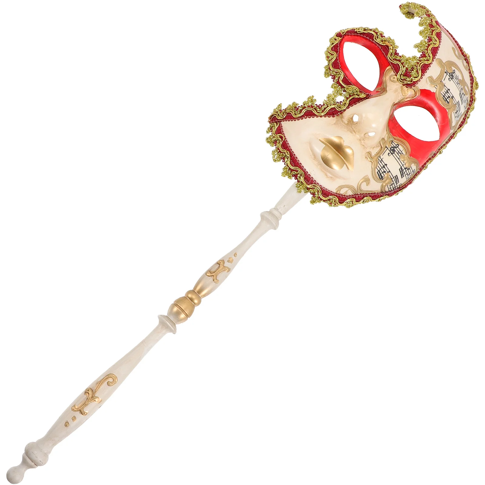 

Mask Party Masks Women Costume Half Halloween Mardi Masquerade Cover Face Decor Venetian Prom Accessory Stick Eye Delicate