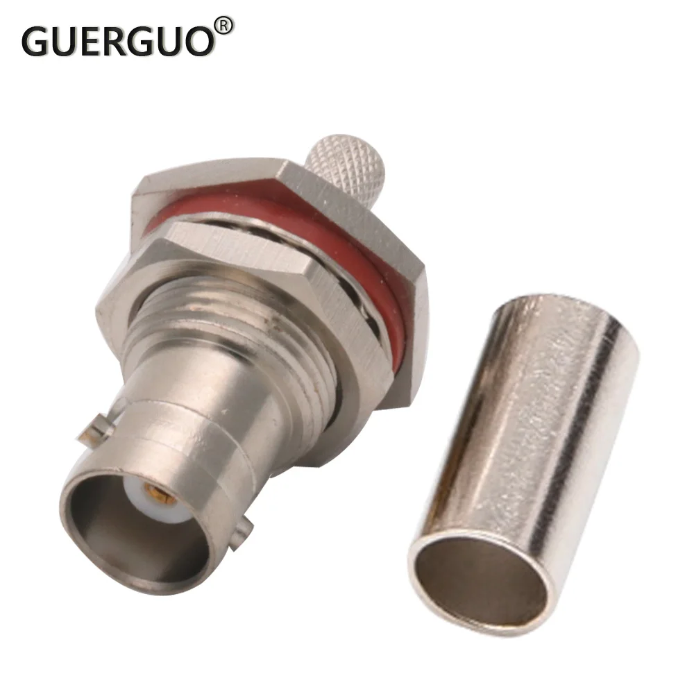 

10 PCS RG316 50-1.5 BNC Series BNC Waterproof Female Connector RF Coaxial Cable connectors for RG316 Pigtail Cable Adapter