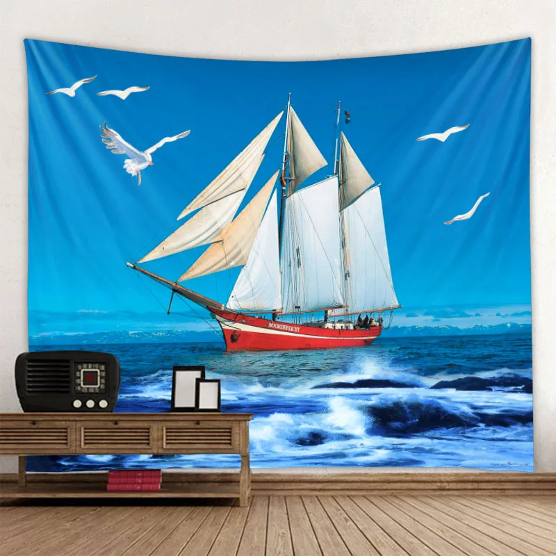 

Психоделический гобелен "Пиратский корабль"