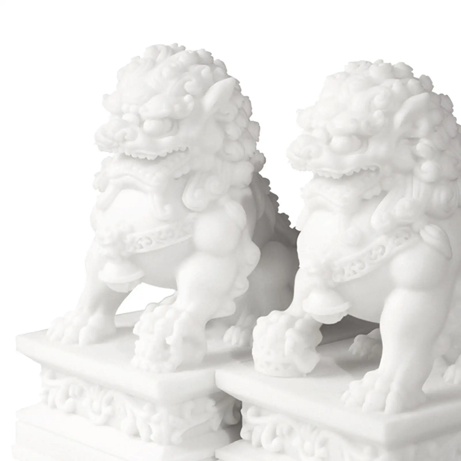 2x миниатюрные фигурки из смолы декор китайские статуи льва скульптуры животных