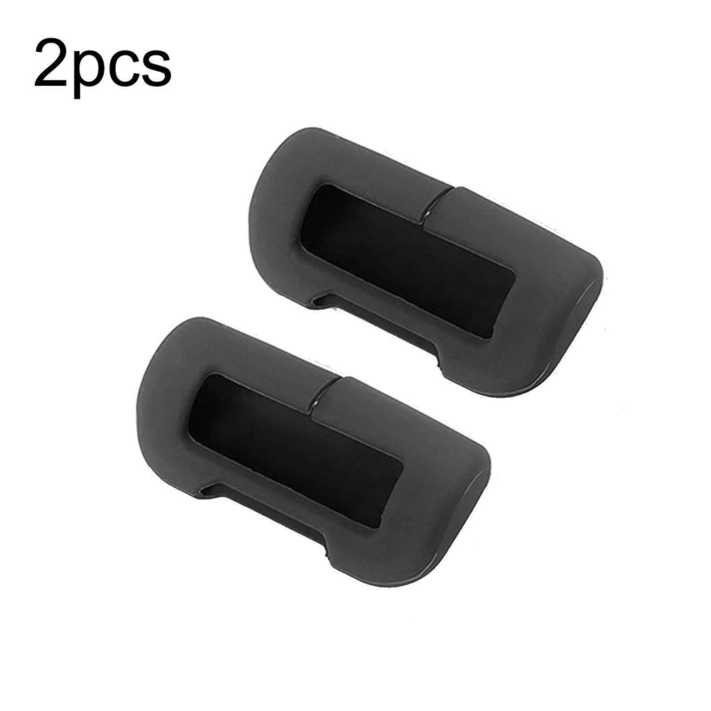 

For Tesla Model 3/Y Seat Belt Seatbelt Buckle 2pcs Black Collision Car Protective Cover Silicone BEST MATERIAL