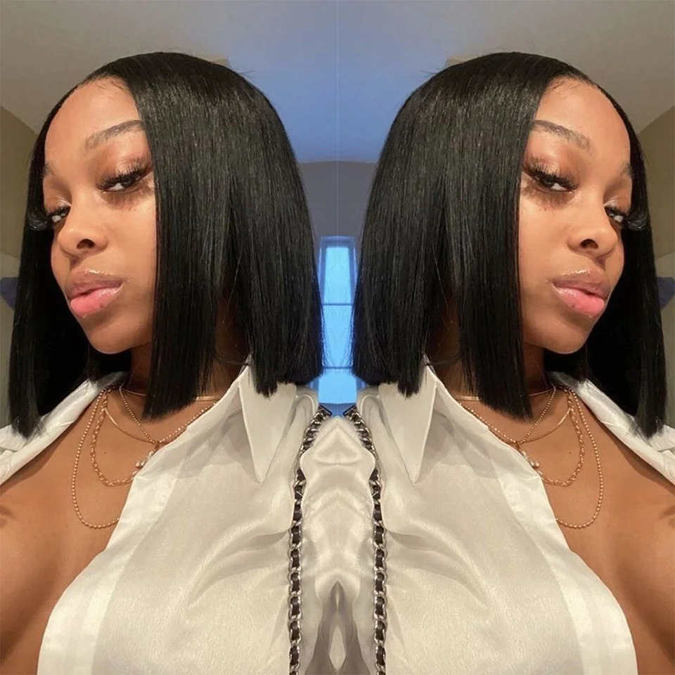 Scheherezade Human Hair Wigs Straight Lace Front Wigs Short Wigs Human Hair For Women Brazilian Lace Front Human Hair Wigs