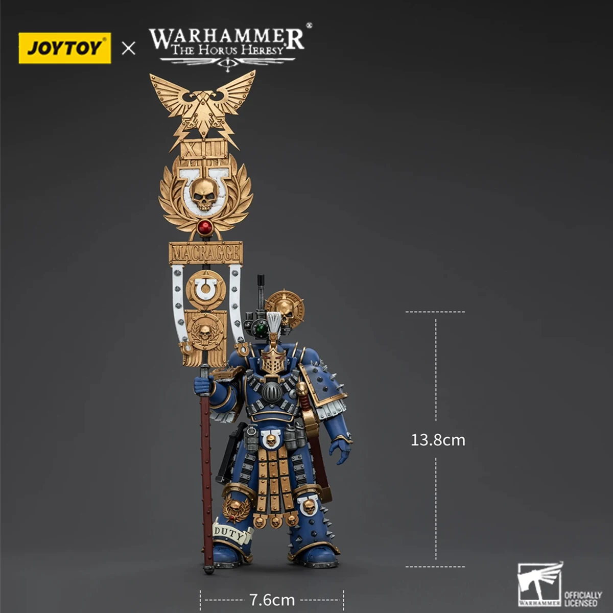 Фото JOYTOY Warhammer 30K экшн-фигурка 1/18 Ultramarines Remus Ventanus аниме фигурка с шарнирными суставами модель коллекция игрушек №2