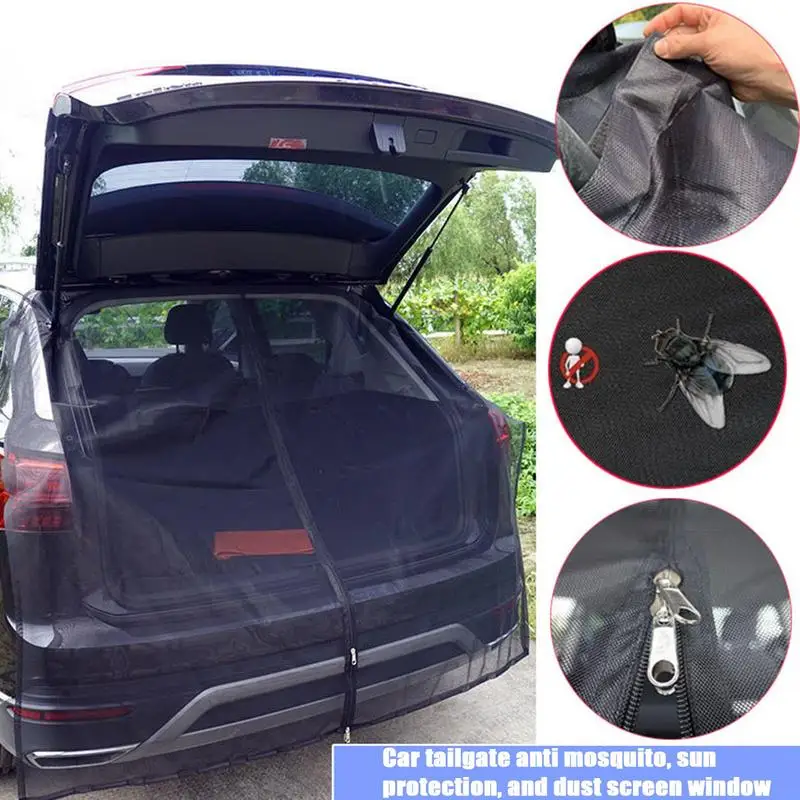 

Car Sun Shade Durable Mesh Window Shade Breathable Stretchable Car Privacy Shield Protection Stylish Auto Motive Accessories
