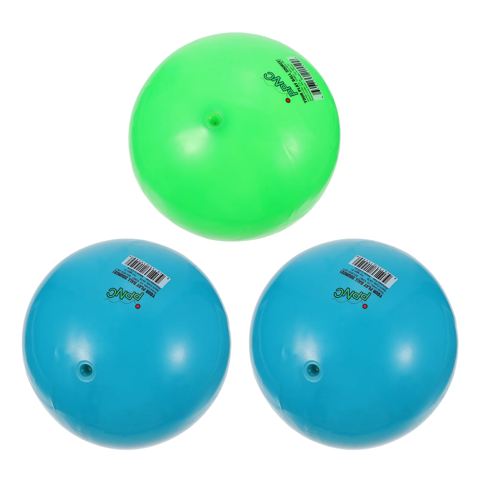 

3pcs Simple Useful Interactive Kids Balls Inflatable Balls Balls for Playing Gift Fun