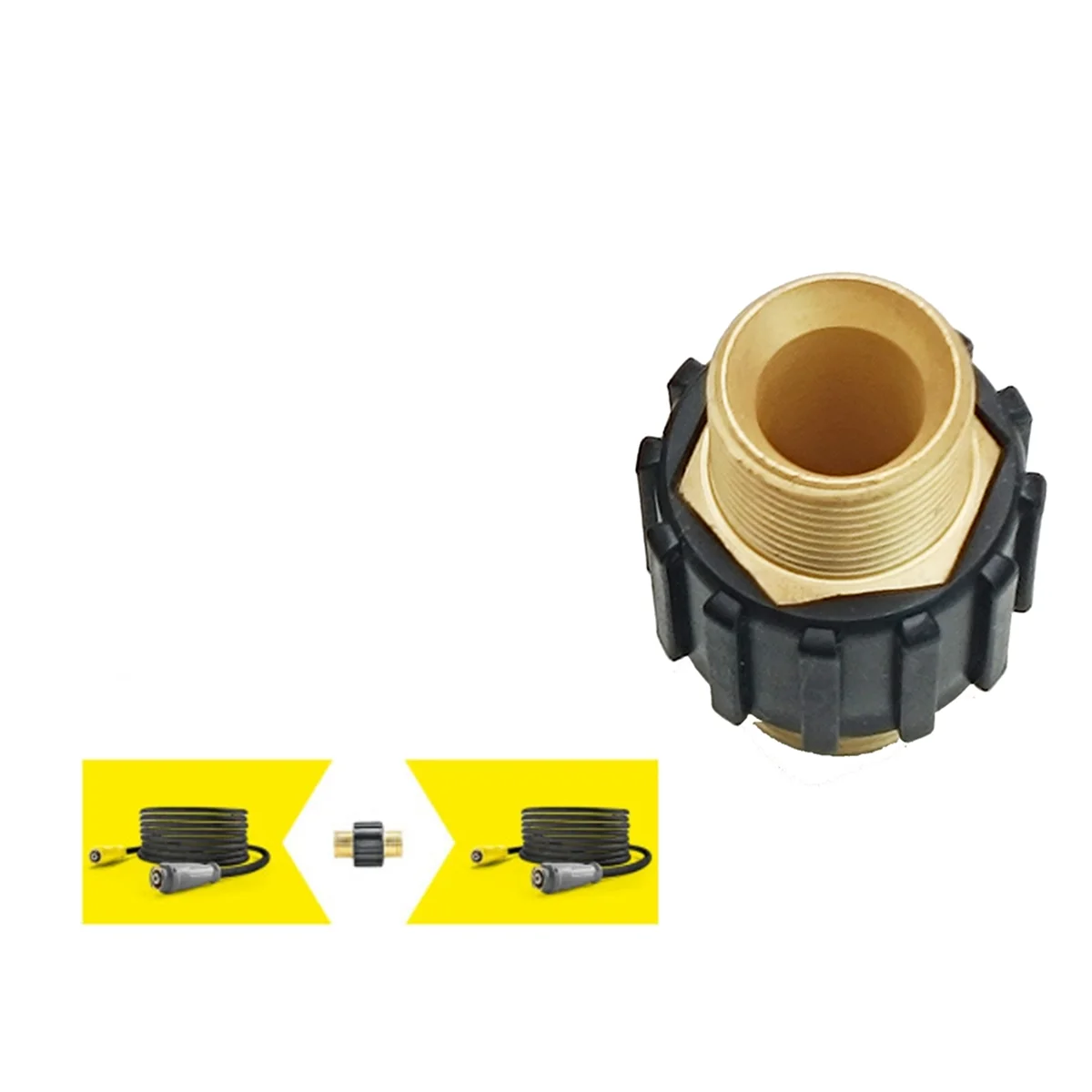 Быстроразъемный фитинг высокого давления для соединения и расширения HD шлангов