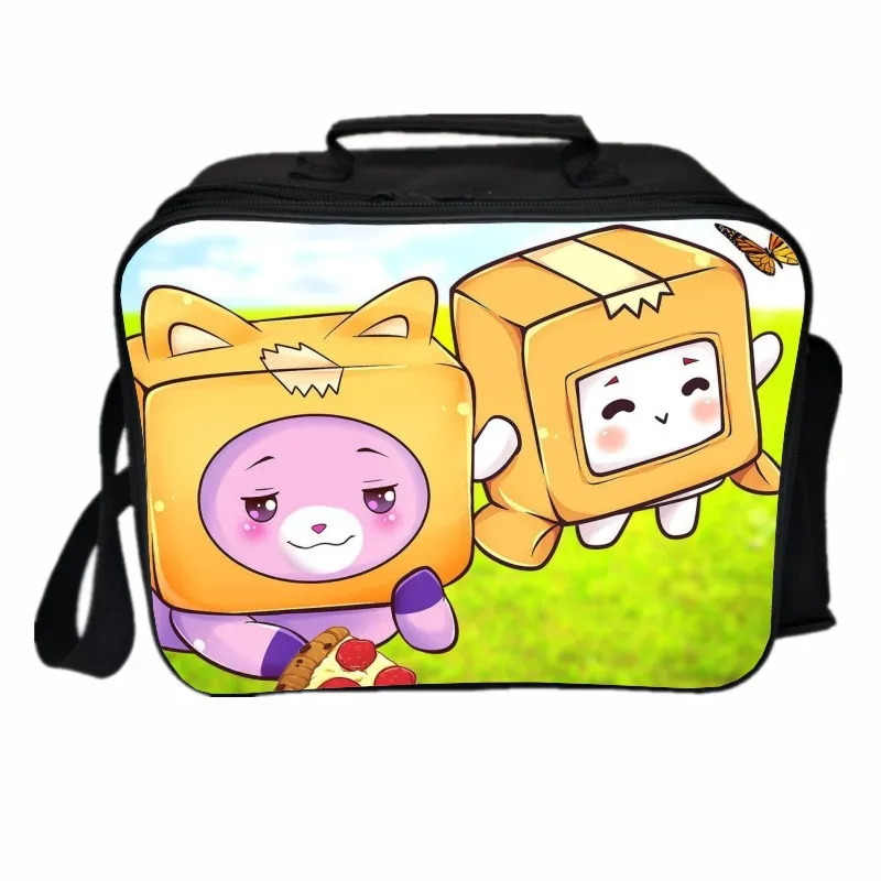 

New Product Lankybox Surrounding Elementary and Middle School Students Insulation Bag Picnic Bag Ice Bag Lunch Bag