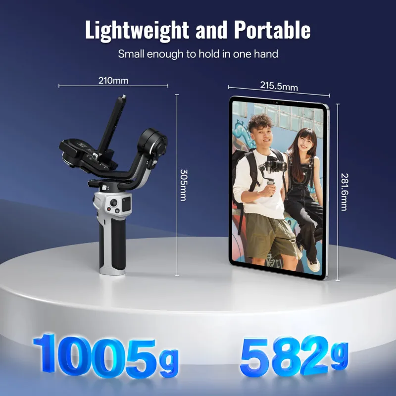 Фото ZHIYUN CINEPEER WEEBILL 3E Ручная камера Стабилизатор подвеса 3-осевые камеры Подвесы для беззеркальных камер DSLR №4