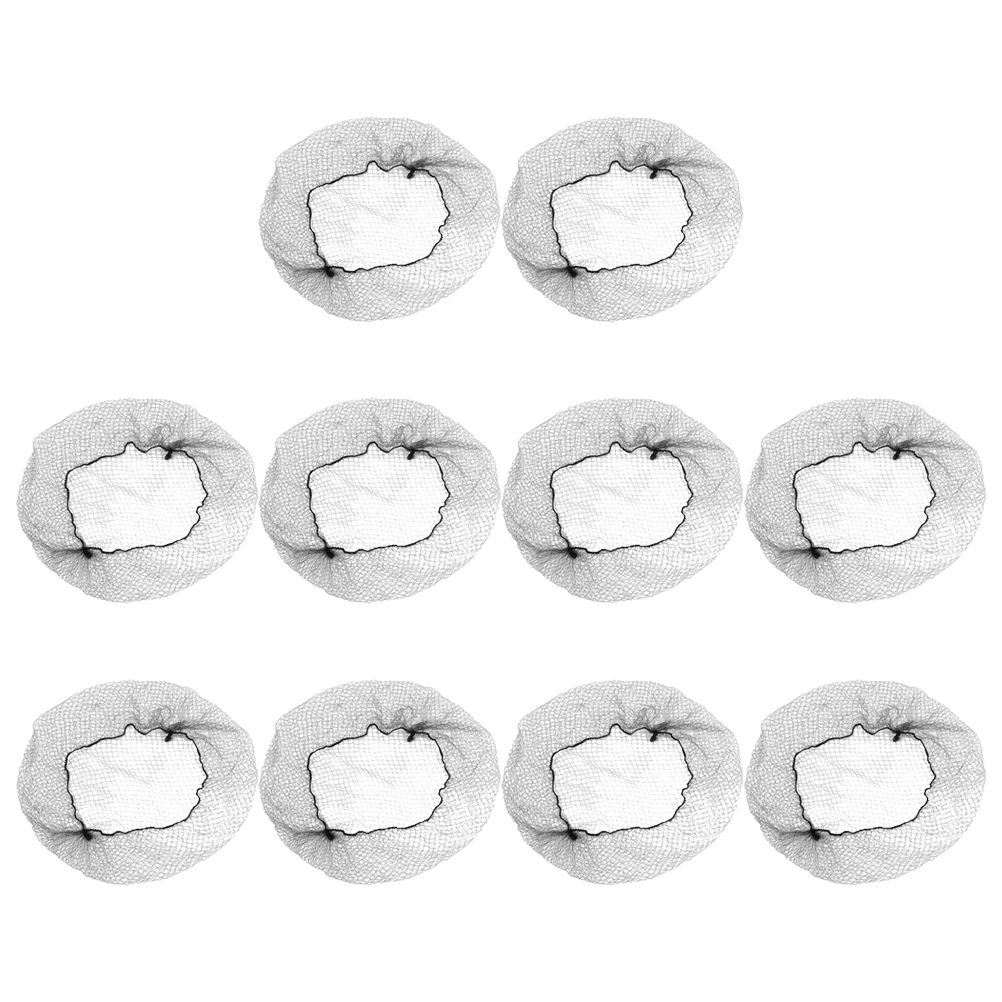 

100 Pcs Cap Hair Net Miss Food Bulk Invisible Nets Nylon Dress-up Accessories