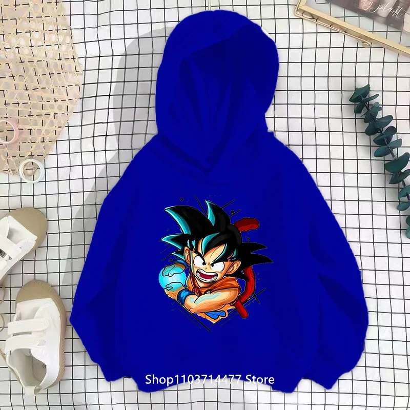 Толстовка унисекс DokiDoki-SR Goku с принтом овощей для детей толстовка капюшоном Dragon Ball