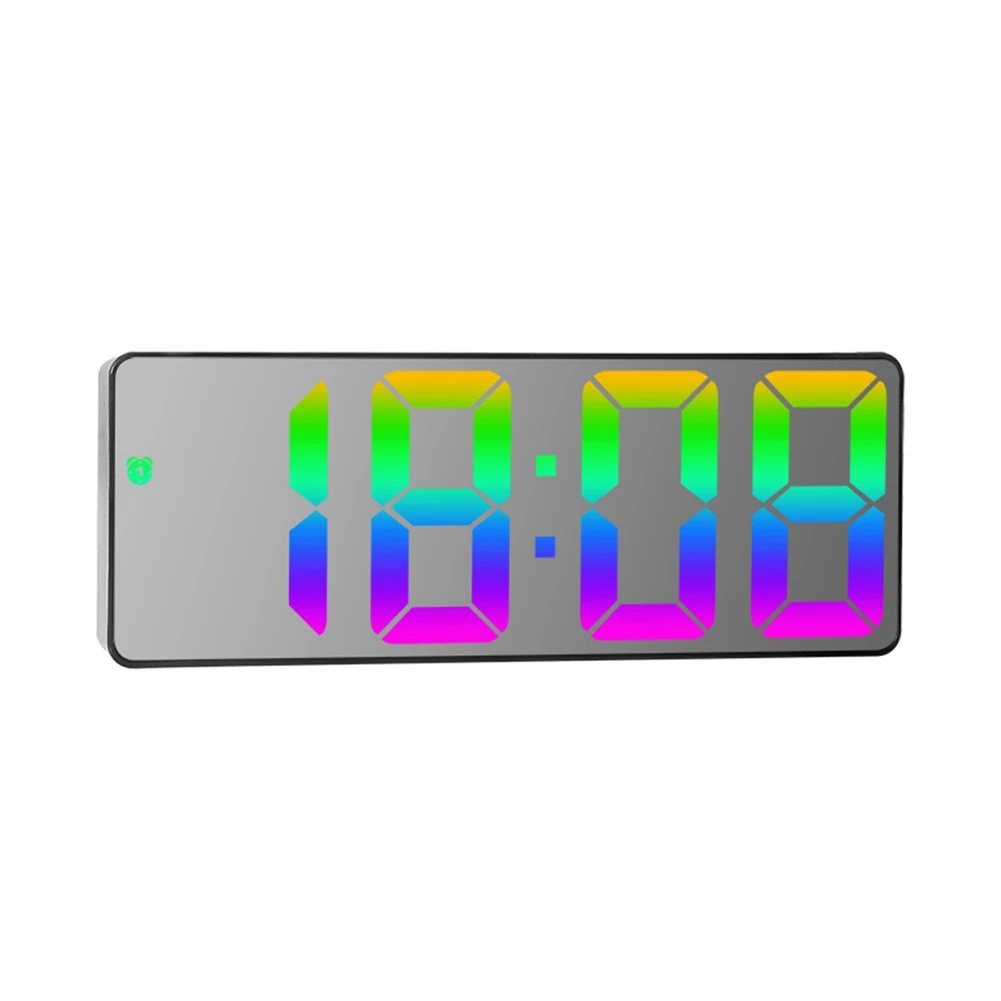 Colorful Led Screen Display Modern Desktop Clock Led Clocks 