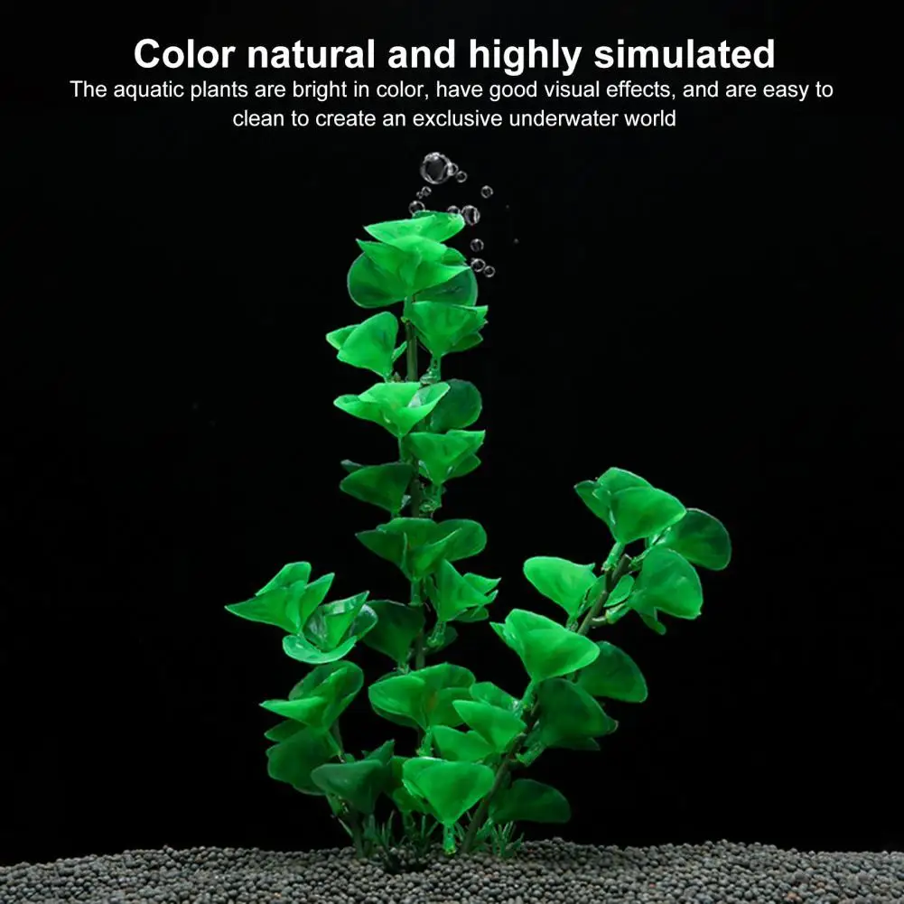 

Fake Aquatics Plants Useful Soft Texture Fine Workmanship for Office Simulation Aquatics Plants Artificial Plants