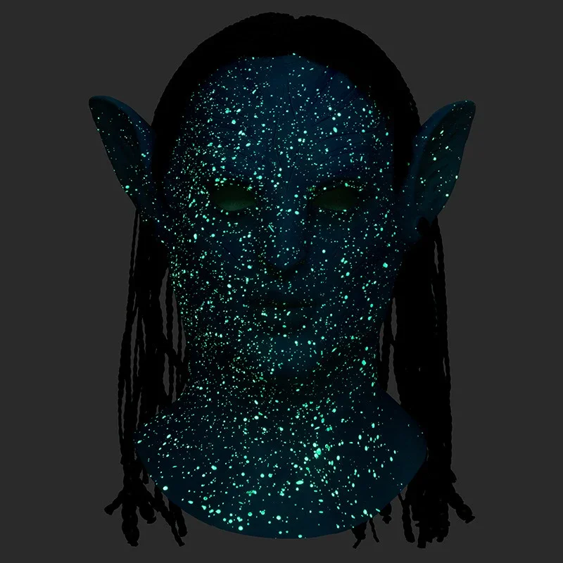 Аватар Нейтири Джейк Салли Косплей Маска топэн латексные Penutup Костюм для