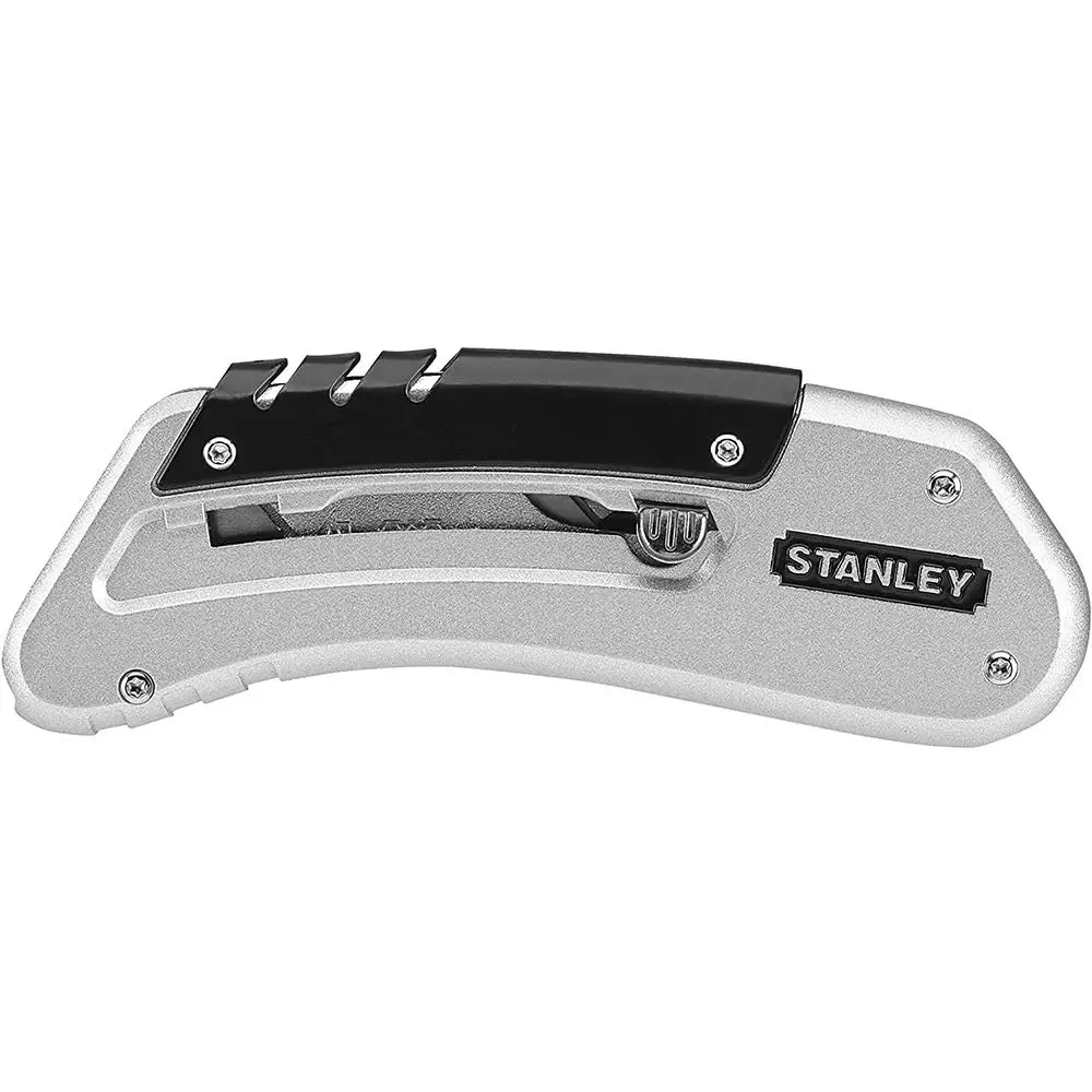 

Универсальный нож Stanley ST910810, зажим для ремня, эргономичный металлический корпус