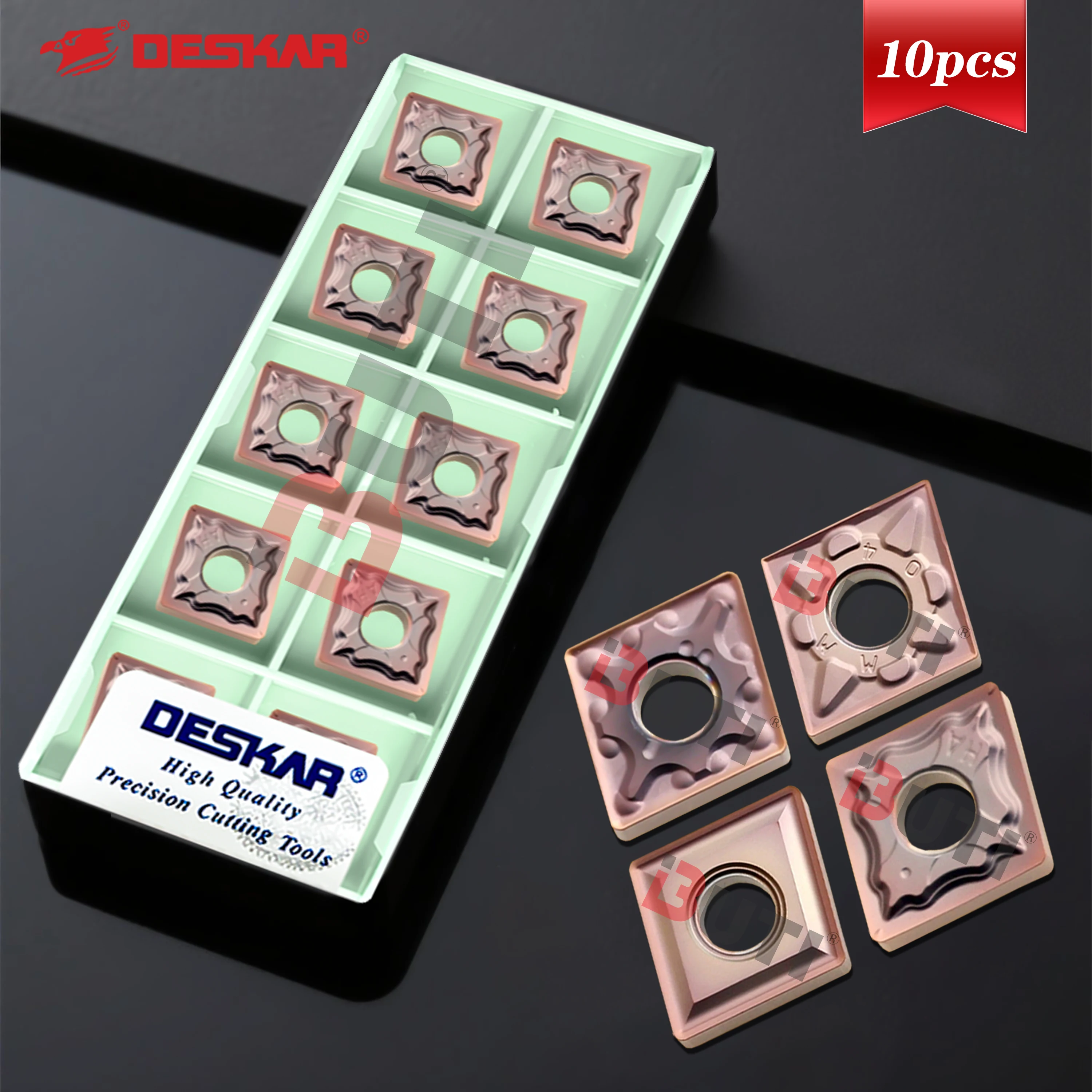 

DESKAR 100% оригинальное специальное лезвие из нержавеющей стали с ЧПУ ромбовидной формы CNMG120404 120408-MQ/MA/MS/HA LF6118 токарные вставки