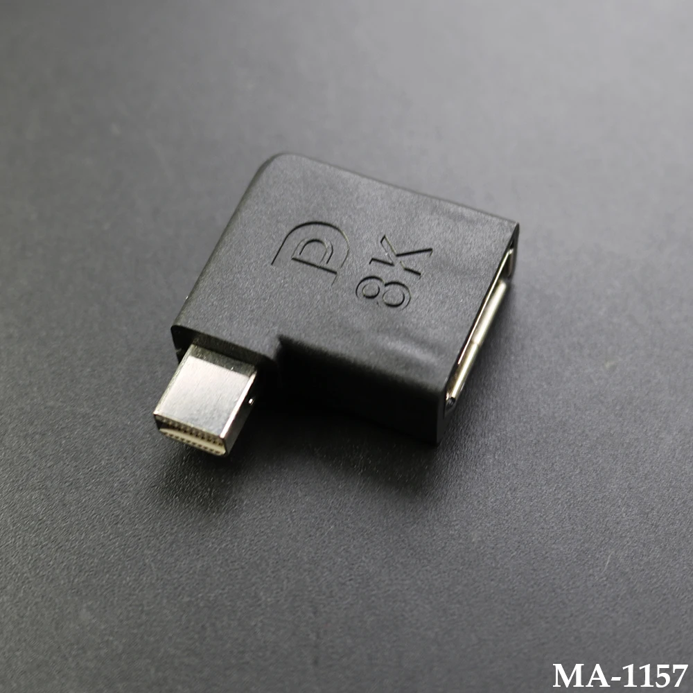 1 шт. переходник DP Мама-папа на колено 4 в 8k/60 Гц под углом 90 градусов конвертер