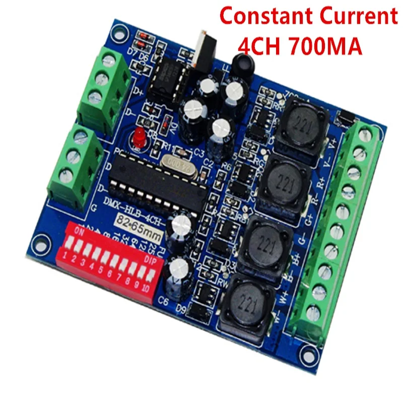 

1 pcs DMX-HLB-4CH-700MA 4CH RGBW dmx Controller DMX512 decoder DC5-36V Constant Current For led strip lights led lamp modules