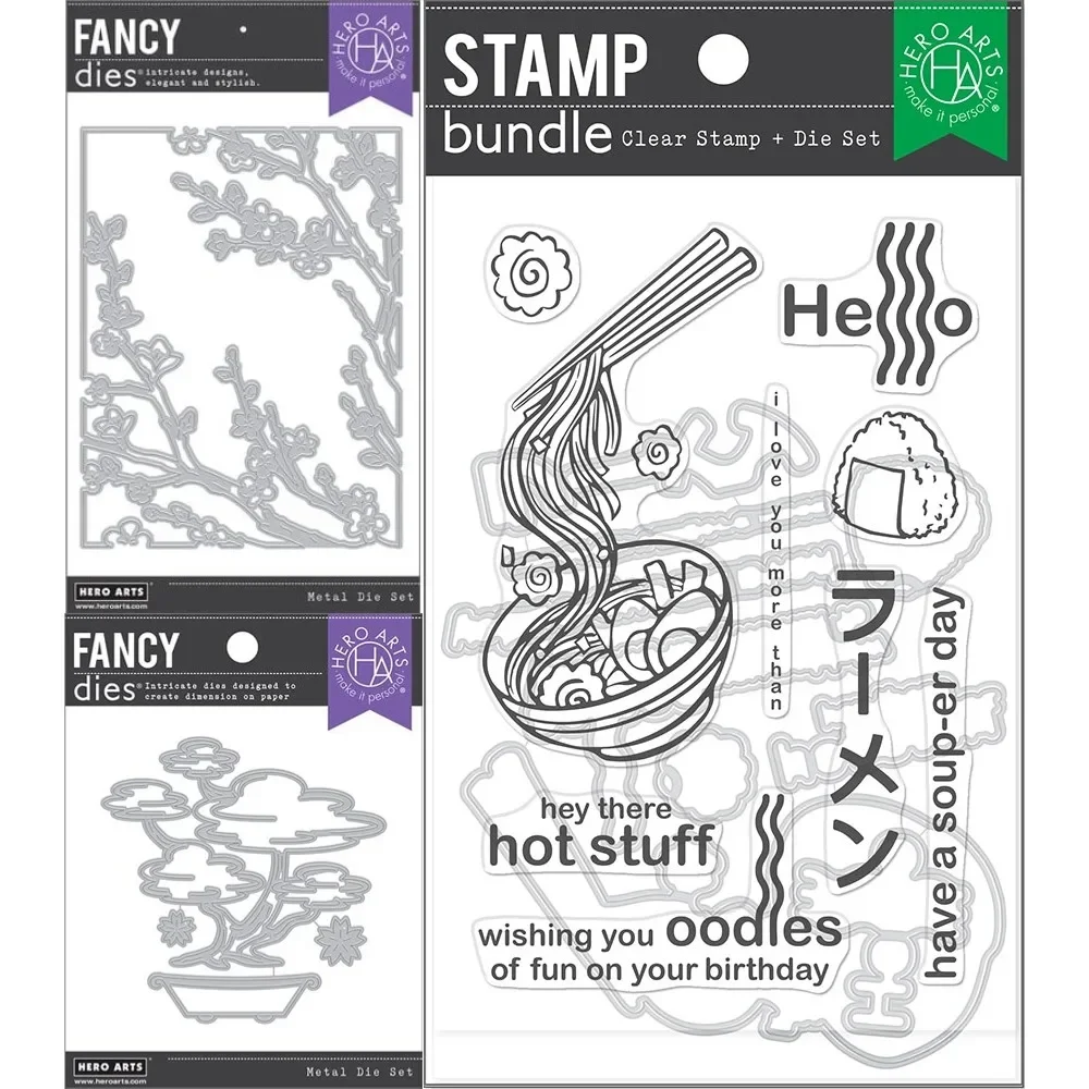 Новинка 2024 металлические штампы и прозрачные Cherry Blossom для скрапбукинга