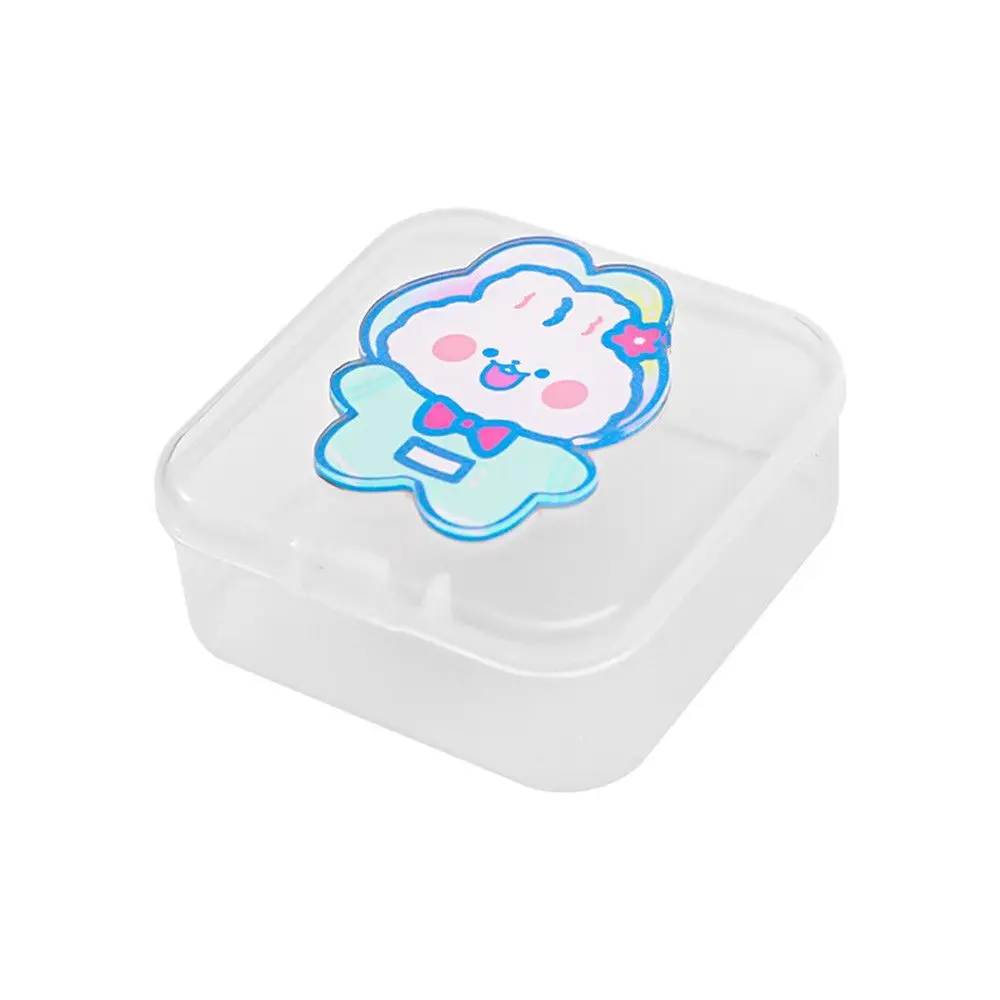 

Earplug Organizer Desktop Medicine Boxes Jewelry Clips Box Mini Cartoon Transparent Storage Boxes