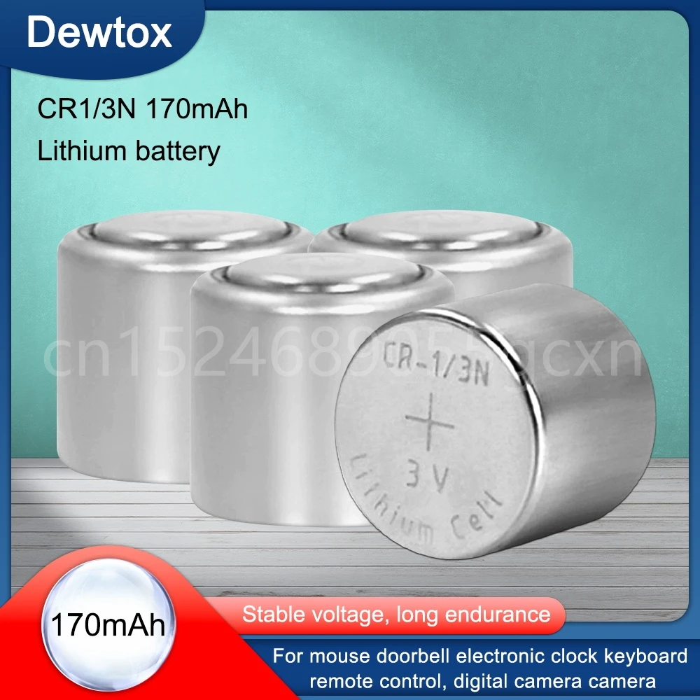 

Одноразовые цилиндрические батареи CR1/3N DL1/3N 2L76 K58L 5018LC CR11108 3 В, Первичная литиевая батарея для глюкометра, 10-200 шт.