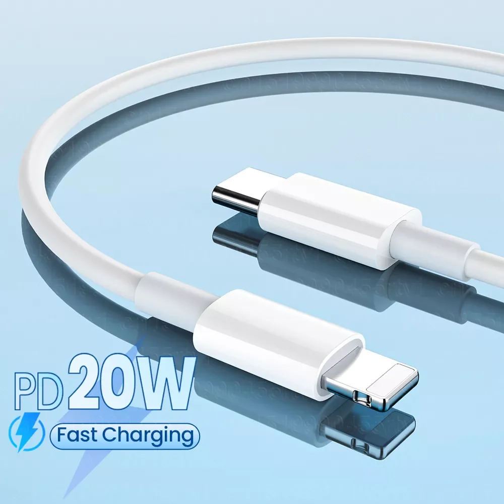 

Кабель USB Type-C для iPhone 13 Pro Max 20 Вт, кабель USB C для быстрой зарядки iPhone 12 Mini Pro Max, кабель USB Type-C для передачи данных, 1/2 м