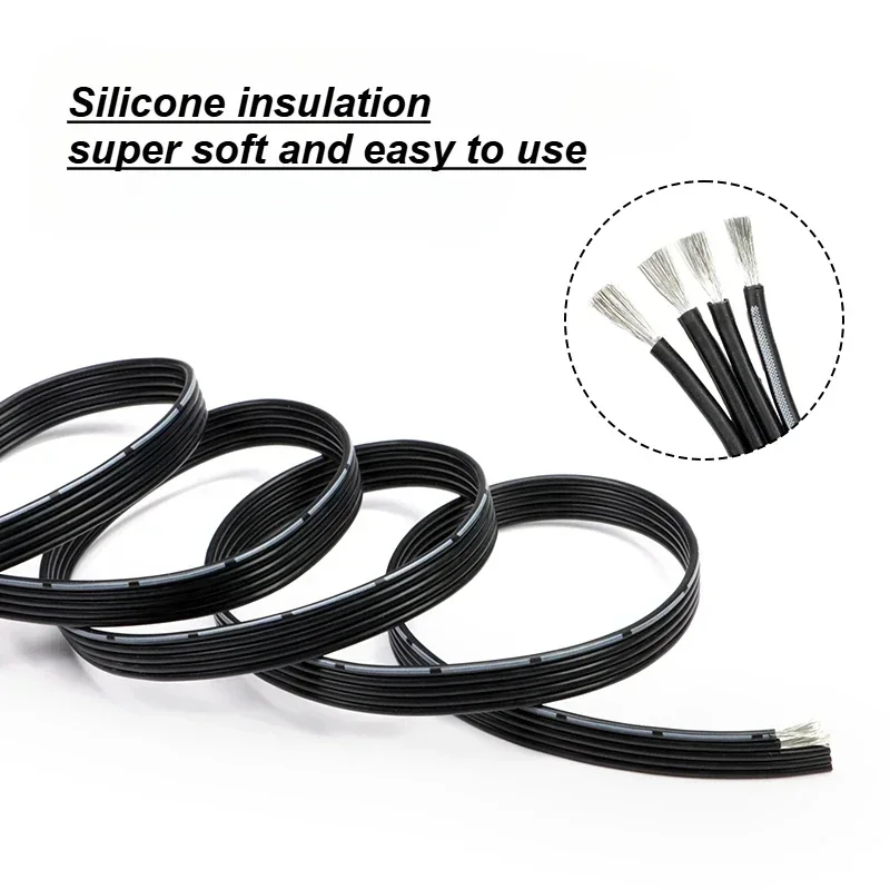 2 ~ 20 м 2P 4P 6P 8P 10P 12P Супермягкий силиконовый параллельный провод 30 28 26 24 22 20AWG