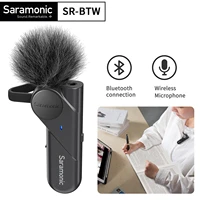 saramonic bluetooth wireless microphone professional lavalier studio mic btw for pc iphone smartphones youtube streaming record