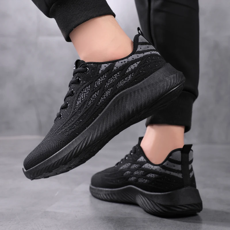 Sneakers Men's Fashion Running Shoes Breathable Casual Multi-Sport Tennis Shoes Breathable Mesh Men's Shoes
