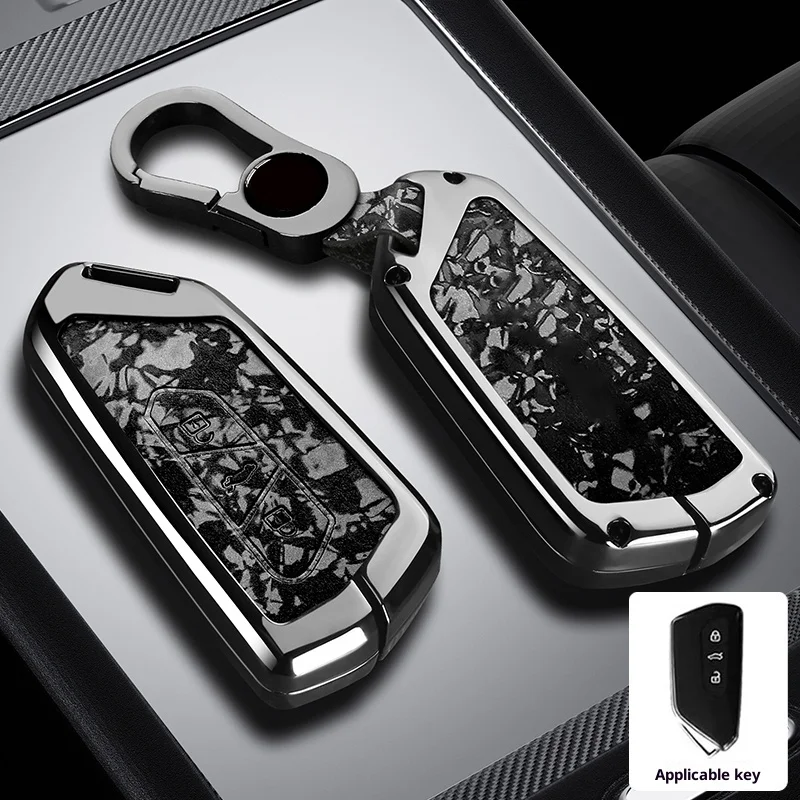 

Для Volkswagen VW GTD Magotan Golf 8 MK8 ID.3 ID.4 ID.6 Аксессуары для автомобиля ТПУ Чехол для ключей из цинкового сплава Сумка Автомобильный брелок Металлический корпус ключа