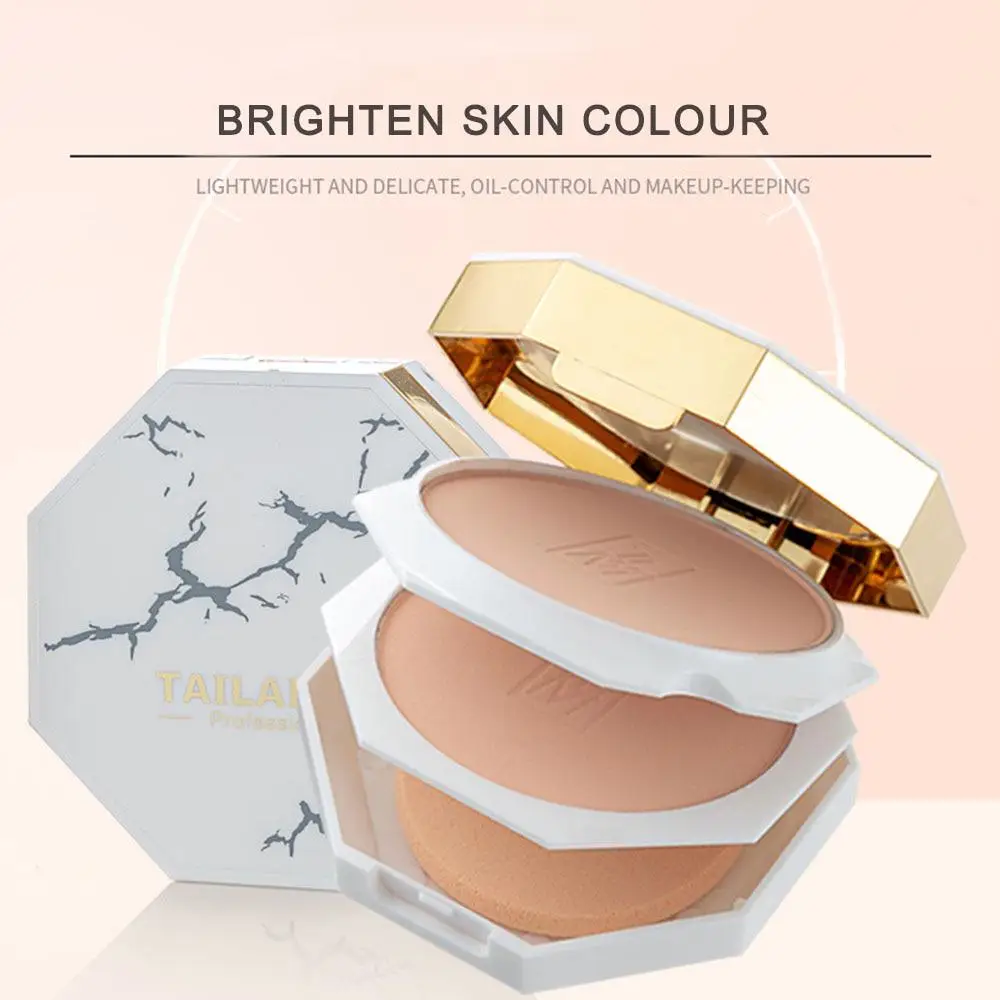 

2 In 1 Natural Loose Powder Professional Makeup Powder Waterproof Oil-control Skin Finish Powder