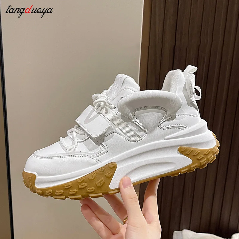 

Кроссовки женские на массивной платформе, повседневная сетчатая обувь, дышащие, теннисные туфли, белые, 2023