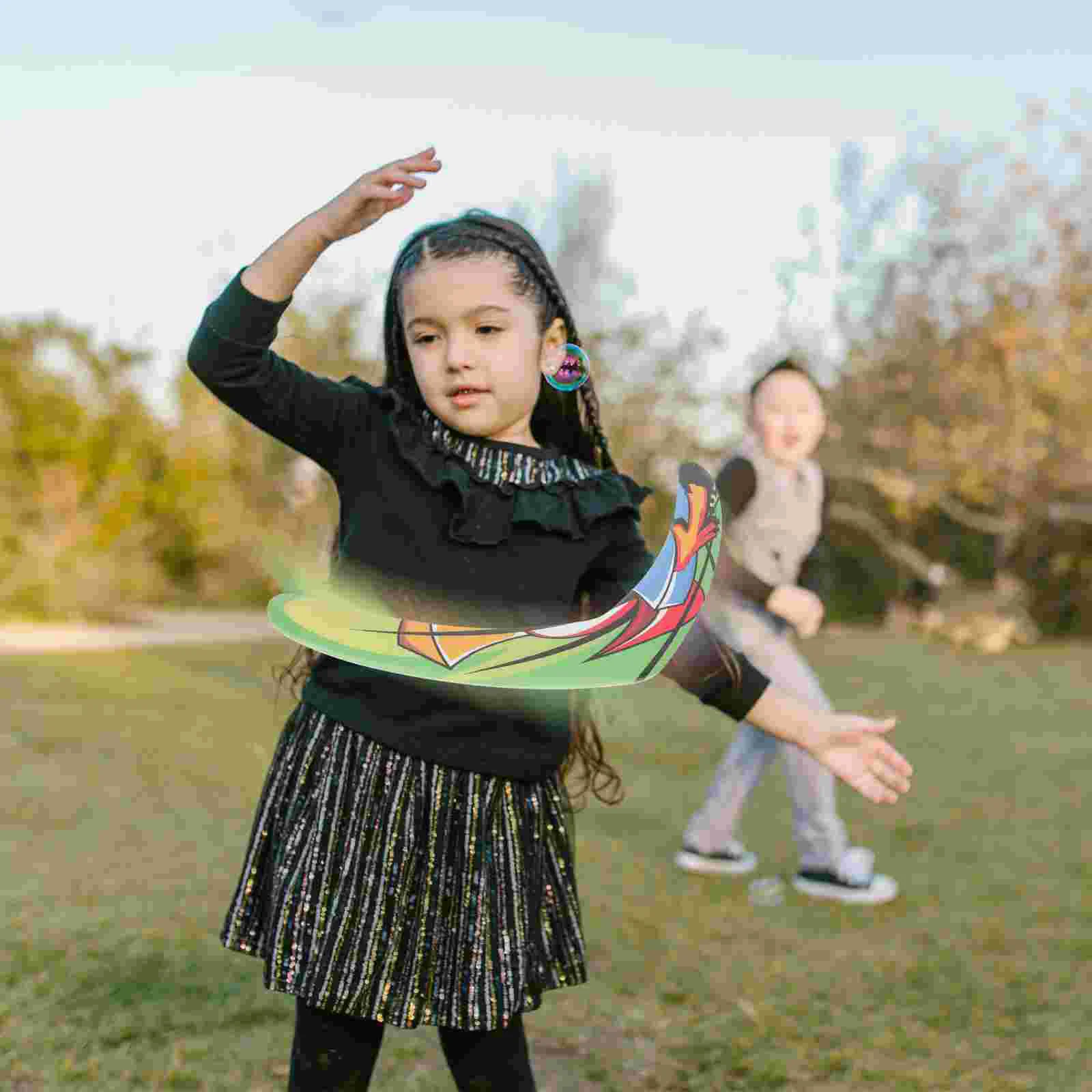 

Boomerangflying Outdoor Kids Boomerangsreturning Throwinggame Throw V Catchshaped Plaything Children Adultsclassic Beginner