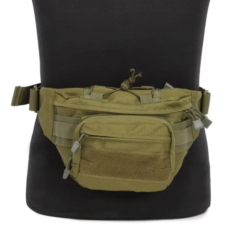 

Waist Running Fanny Pack Outdoor Male Female Cycling Mountaineering Camping Hunting Front Zipper Pocket
