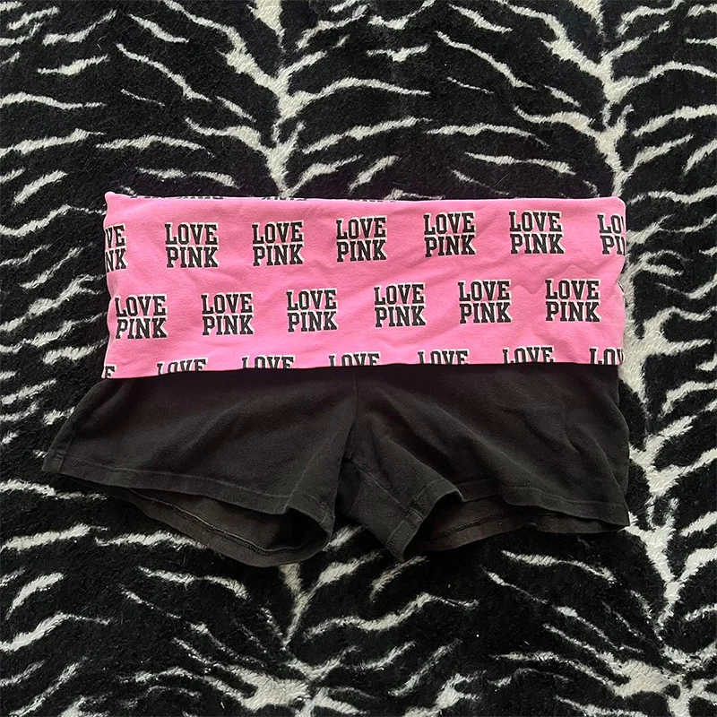 Шорты женские однотонные с принтом облегающие пикантные повседневные