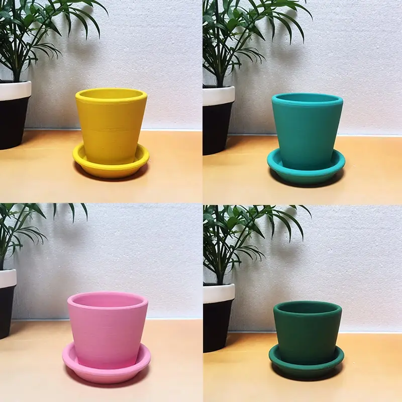 Глиняные Горшки Mini Teeny горшки глиняные керамические кактусы Симпатичные