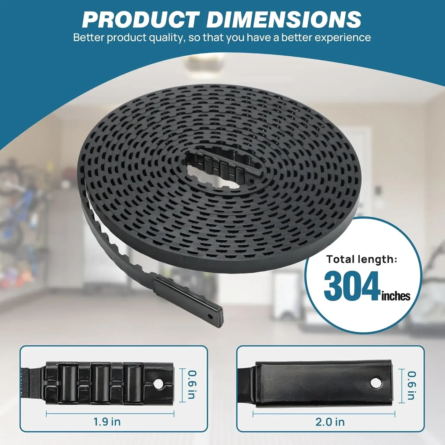 Приводной ремень 41A3589 для гаражной двери совместимый с дверным