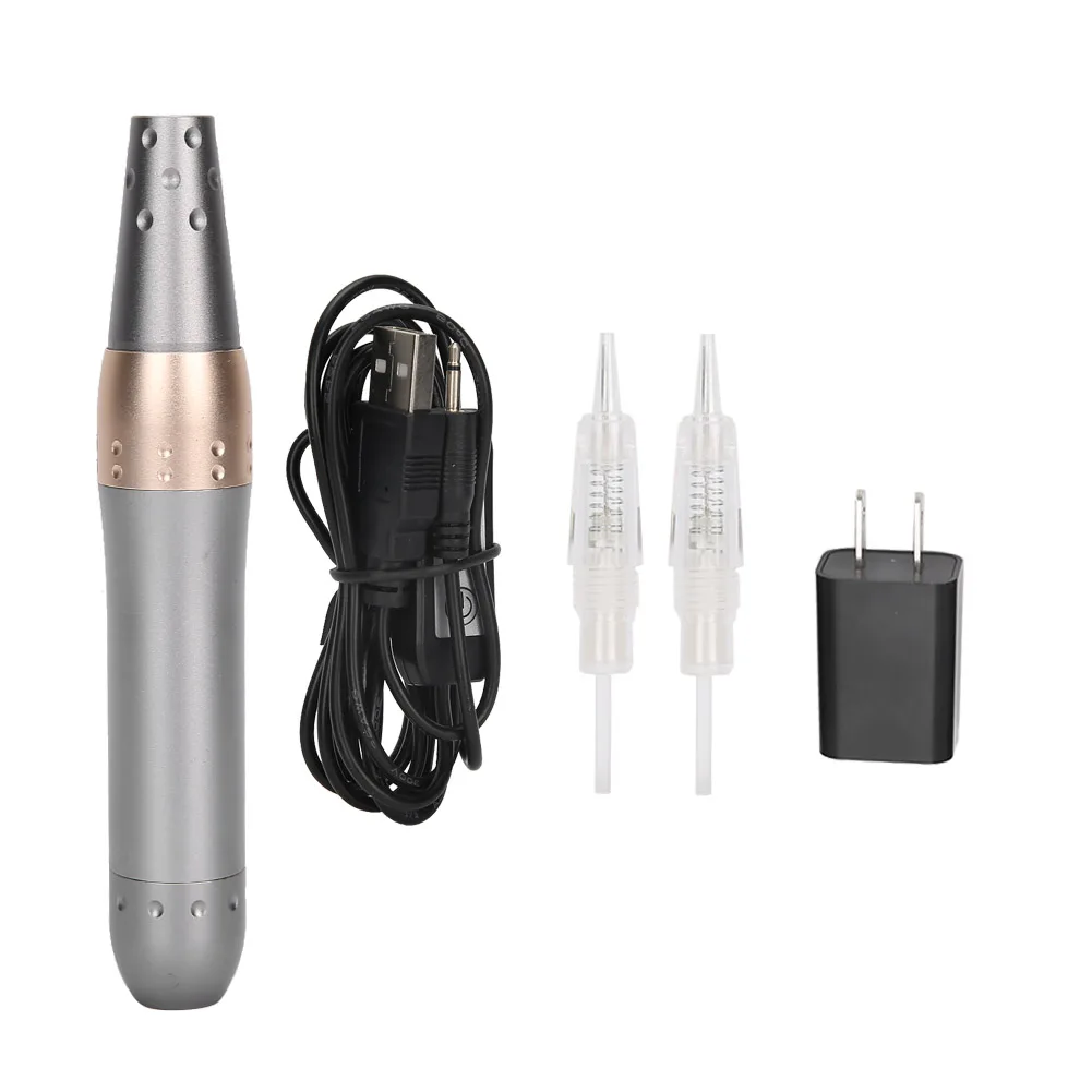 

SemiPermanent Tattoo Machine Microblading Eyebrow Lips Eyeliner Tattoo Machine 110240V(Gray US Plug)