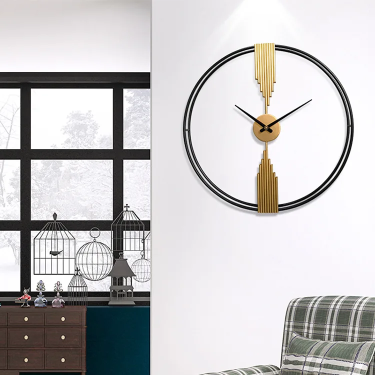 Модные художественные настенные часы зеркальные для гостиной крыльца простые