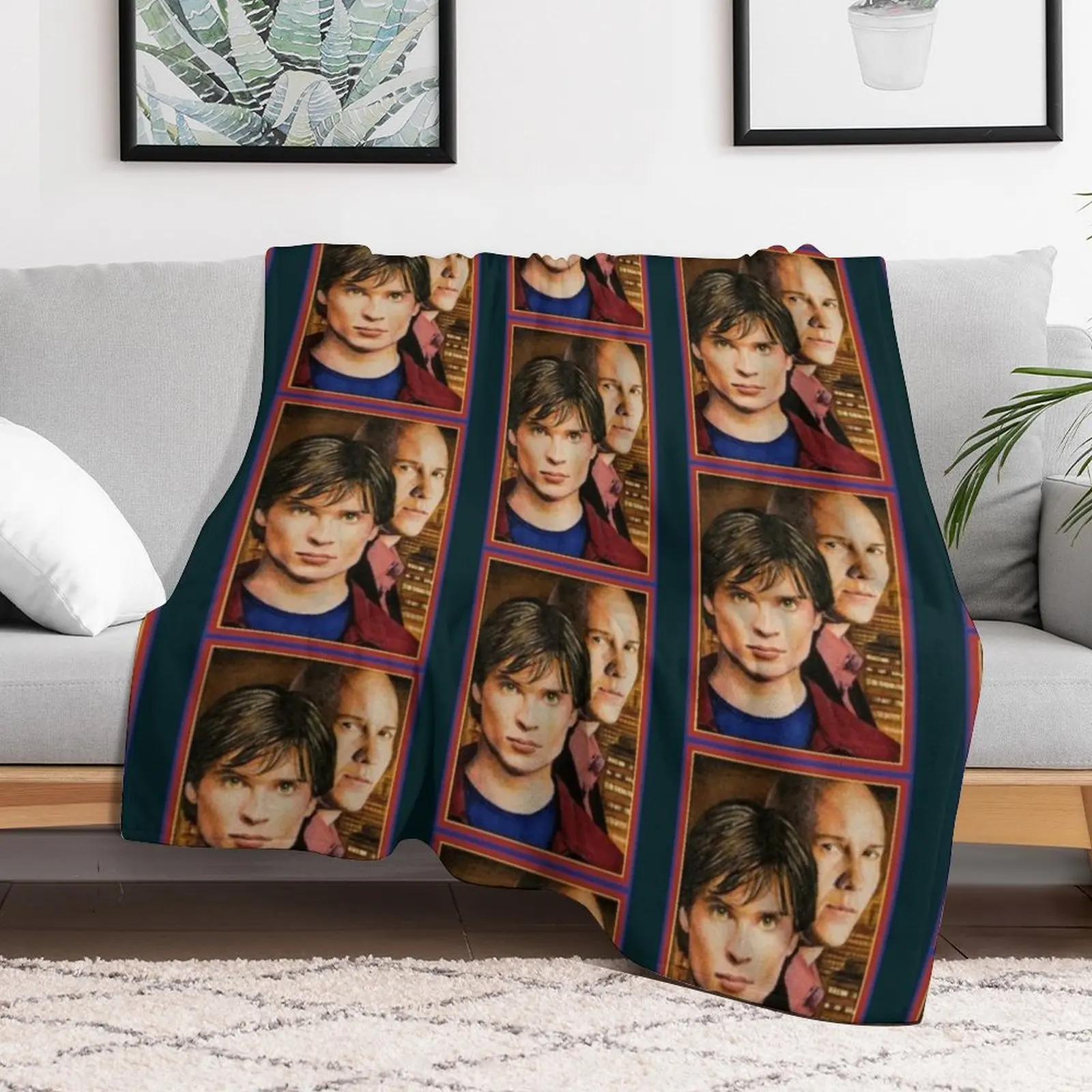 Потрясающее одеяло Smallville самое мягкое для косплея аниме одеяла из фланелевой