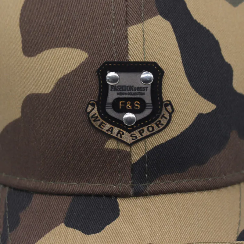 Summer Camouflage Mesh Men Baseball Cap Women Snapback Caps Hats For F&ampS Gorras Rivet Bone Casquette Sun Hat |