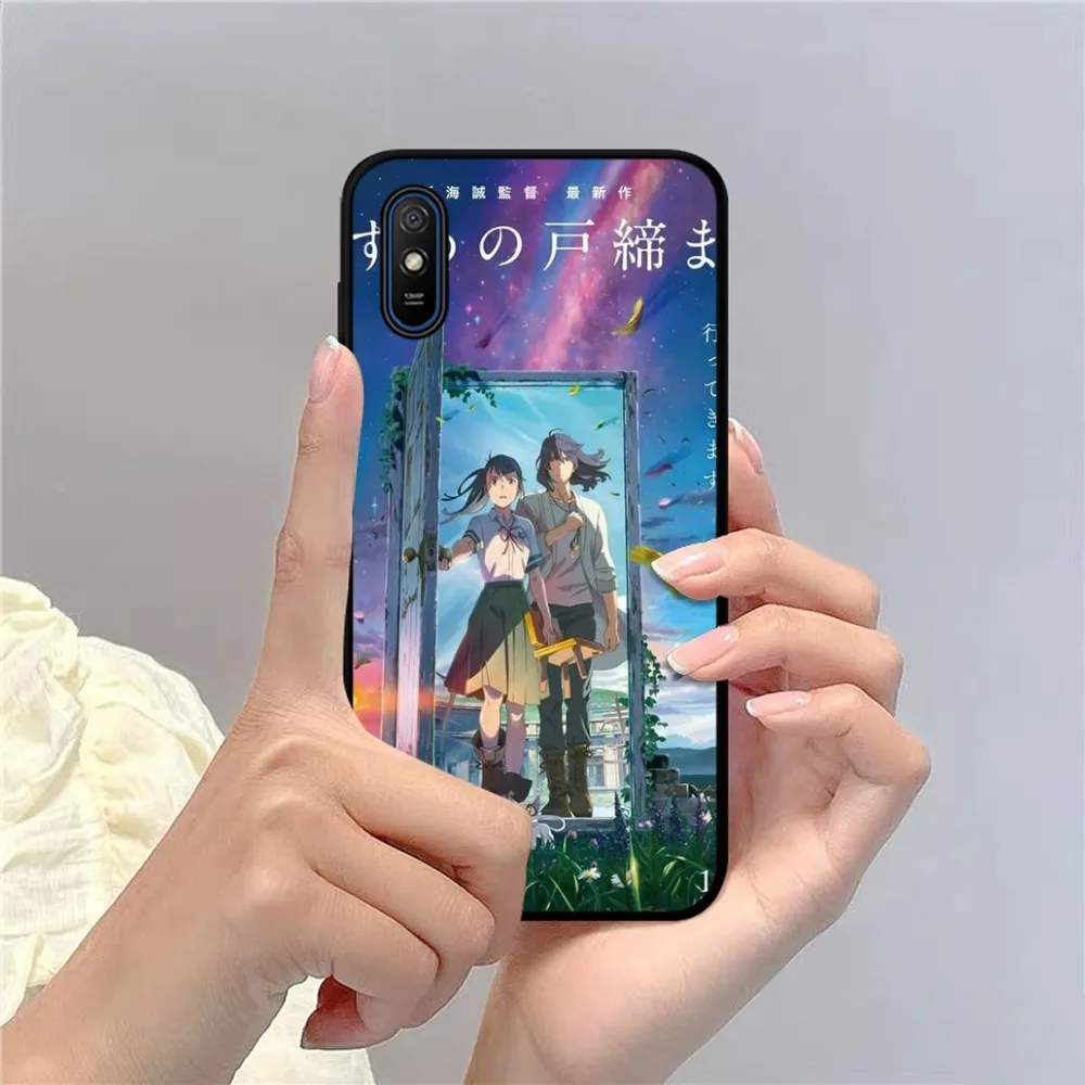 BiliBili S-Suzume No T-Tojimari Phone Case For Redmi 5 6 7 8 9 10 Plus Pro A GO K20 K30 K40 F3 Fundas
