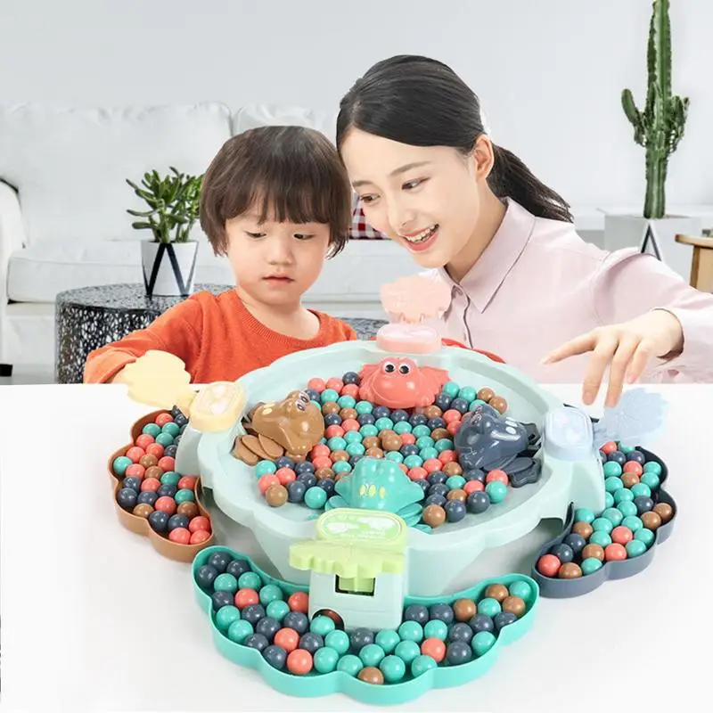 

Frog Board Games Toys For Kids Eating Beans Hungry Frogs Board Game Multiplayer Competitive Strategy Game Family Interactive Toy