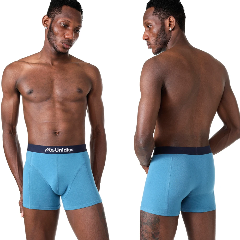 4pcs Men's Panties Sexy Underwear For Man Boxers Cotton Male Boxer Shorts Mens Underpants Slip Pack