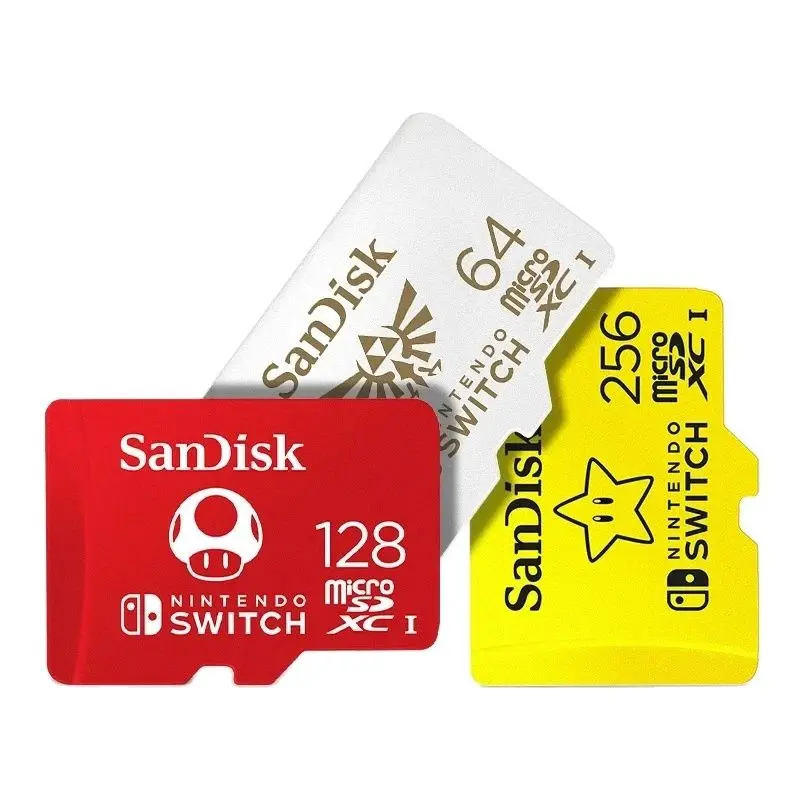 Sandisk карта памяти micro SDXC 100% ГБ 64 128 256